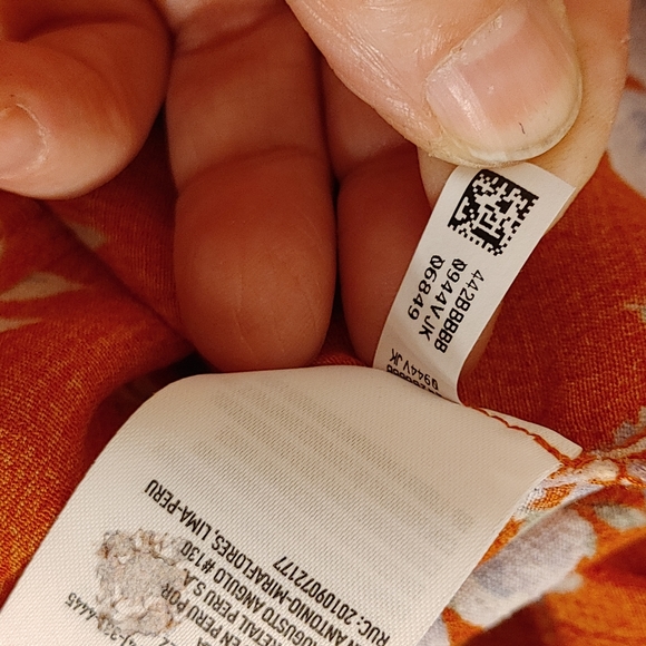 American Eagle Ladies tie front blouse - Picture 8 of 8